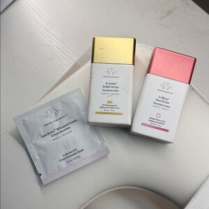 Drunk Elephant B-Goldi and B-Bronzi Drops with Lala Retro Cream